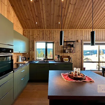 New With Sauna And In Out Holiday home Svingvoll
